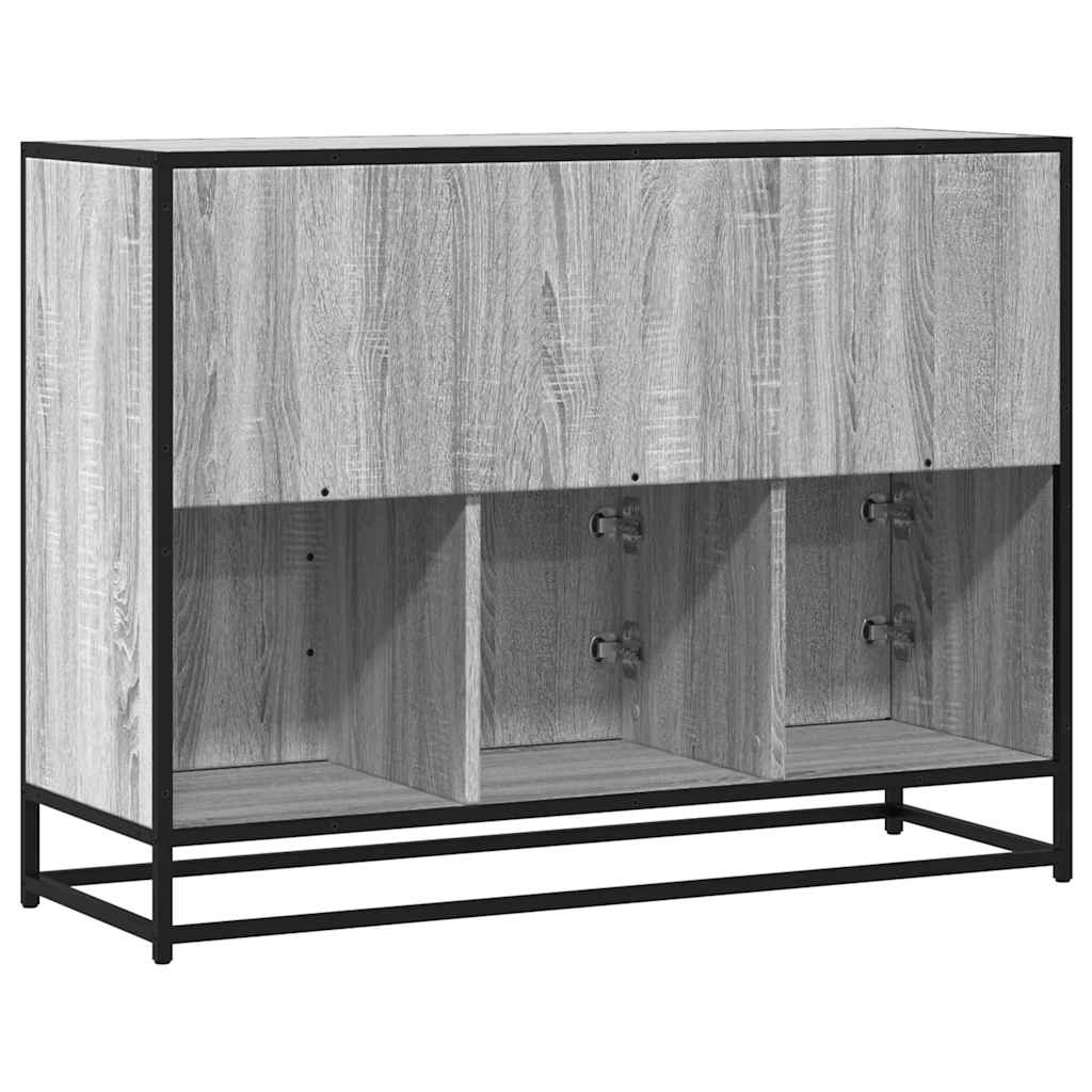 Servantă, gri sonoma, 100x35x76 cm, lemn prelucrat GartenMobel Dekor