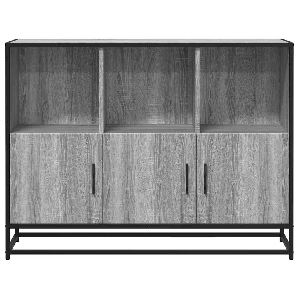 Servantă, gri sonoma, 100x35x76 cm, lemn prelucrat GartenMobel Dekor