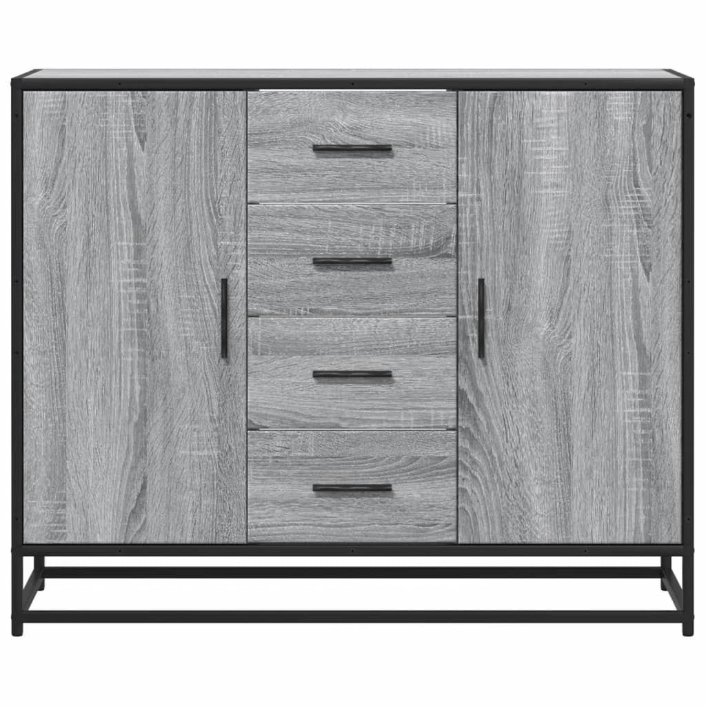 Dulap, gri sonoma, 92x35x76 cm, lemn prelucrat GartenMobel Dekor