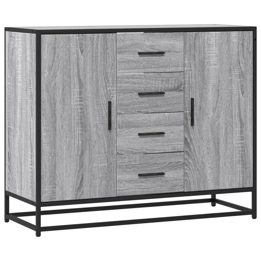 Dulap, gri sonoma, 92x35x76 cm, lemn prelucrat GartenMobel Dekor