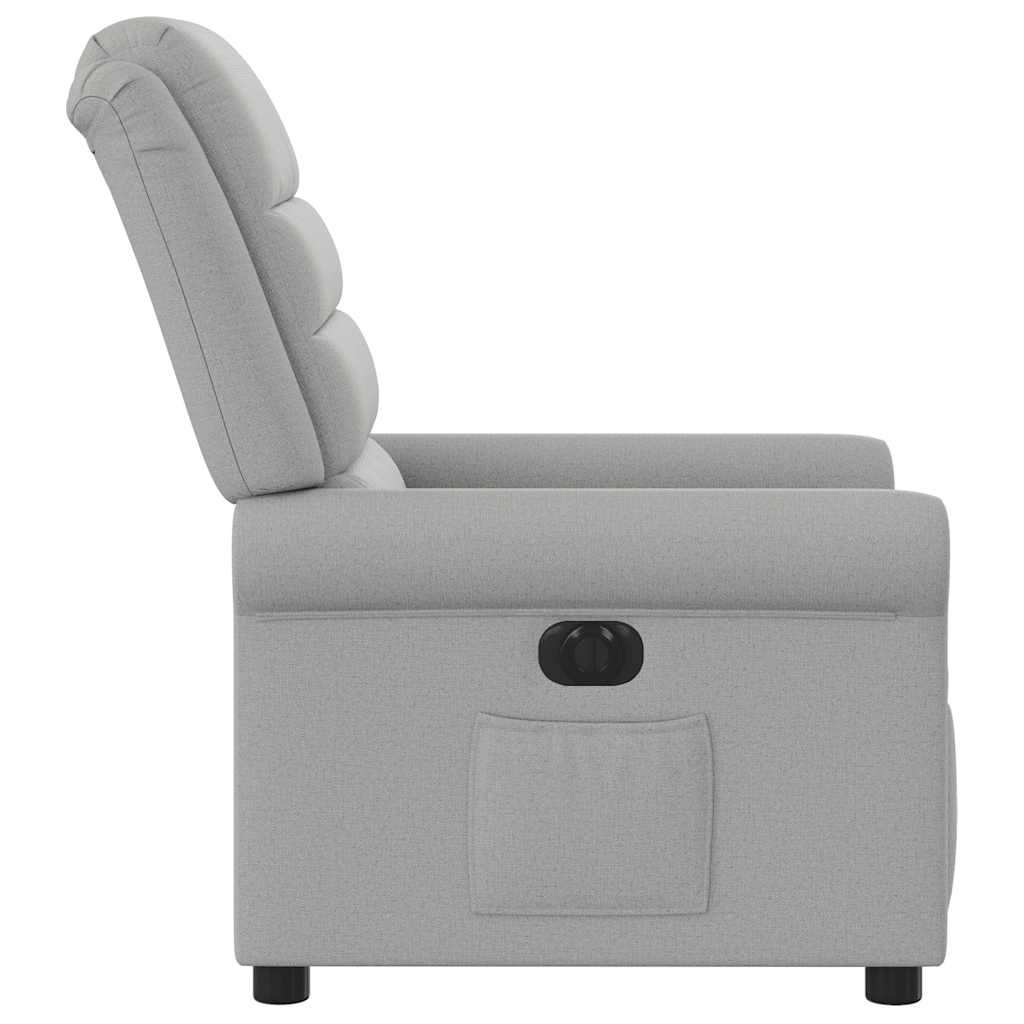 Scaun reclinabil electric Cloud Grey Fabric GartenMobel Dekor