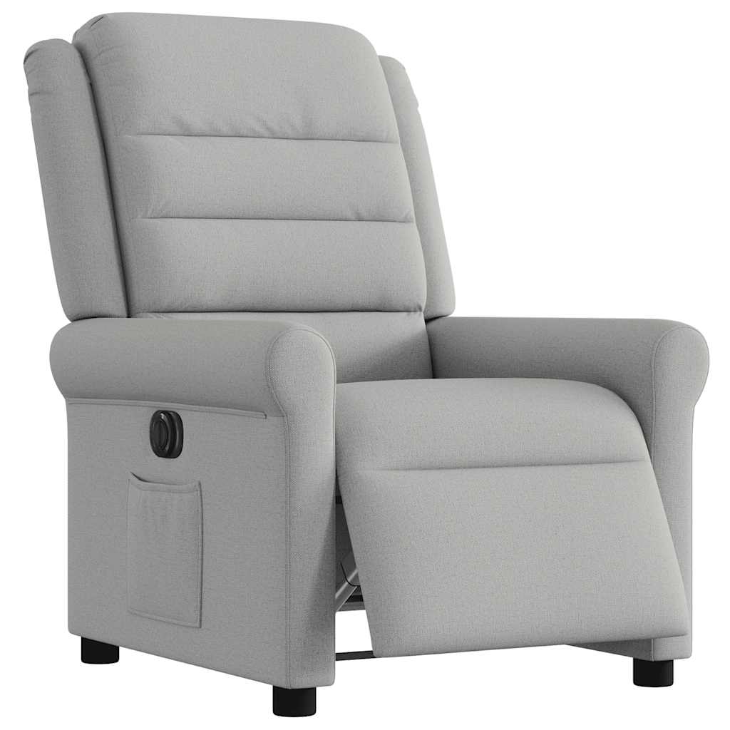 Scaun reclinabil electric Cloud Grey Fabric GartenMobel Dekor