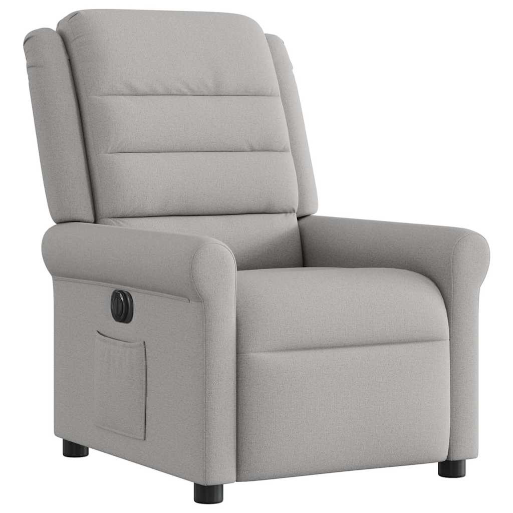 Scaun reclinabil electric Cloud Grey Fabric GartenMobel Dekor