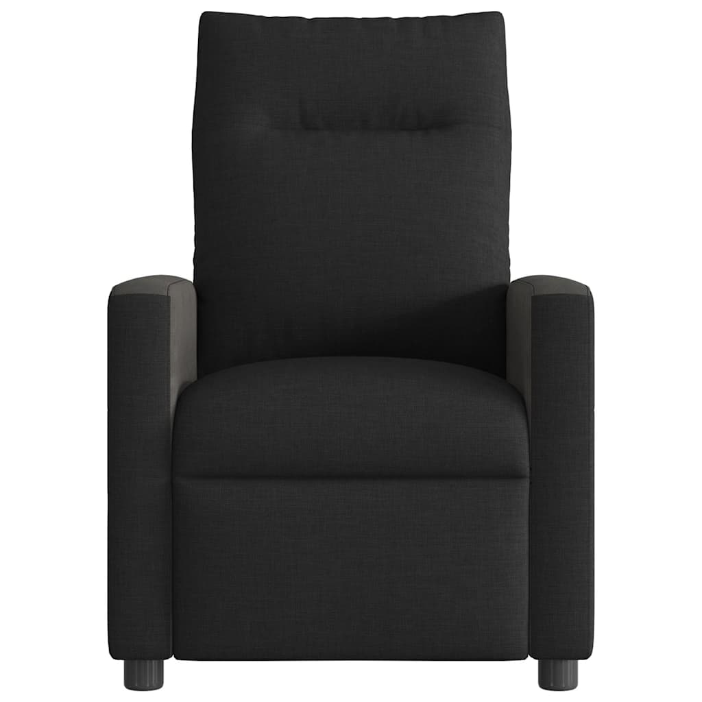 Fotoliu rabatabil electric, negru, material textil GartenMobel Dekor