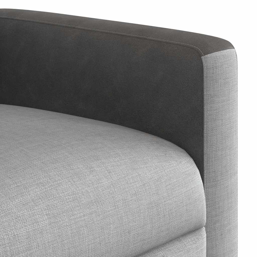 Scaun reclinabil electric Cloud Grey Fabric GartenMobel Dekor