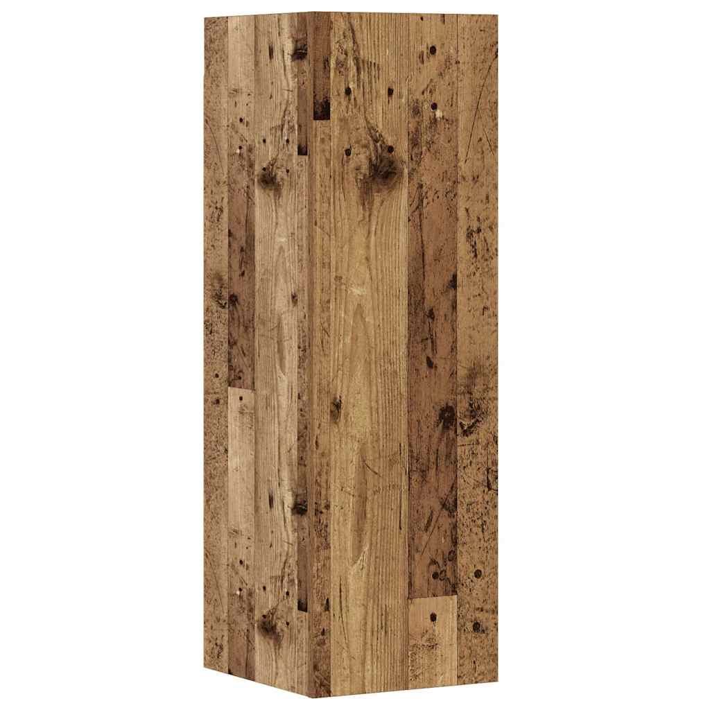 Set dulap TV 5 piese montat pe perete lemn vechi lemn prelucrat GartenMobel Dekor