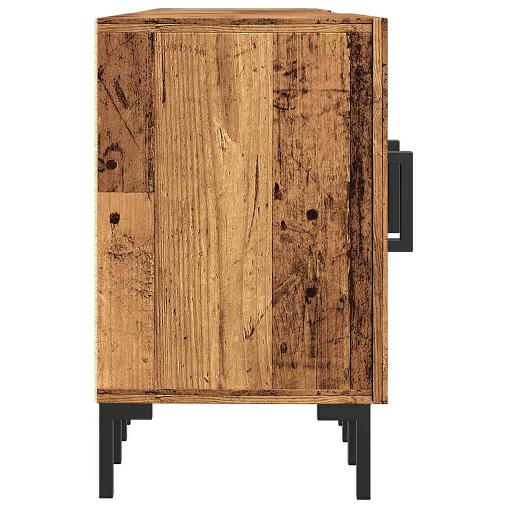 Dulap TV, lemn vechi, 150x30x50 cm, lemn prelucrat GartenMobel Dekor