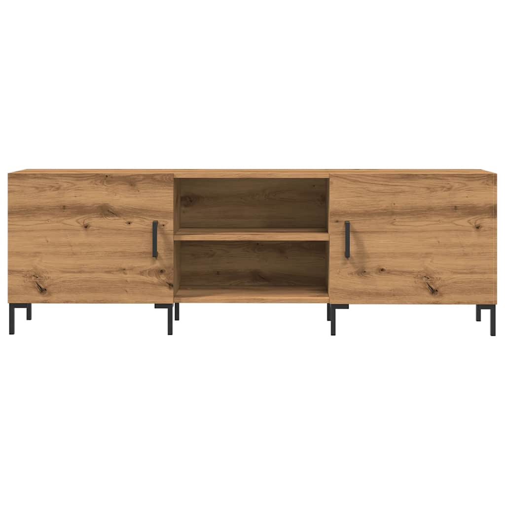 Dulap TV, stejar artizanal, 150x30x50 cm, lemn prelucrat GartenMobel Dekor