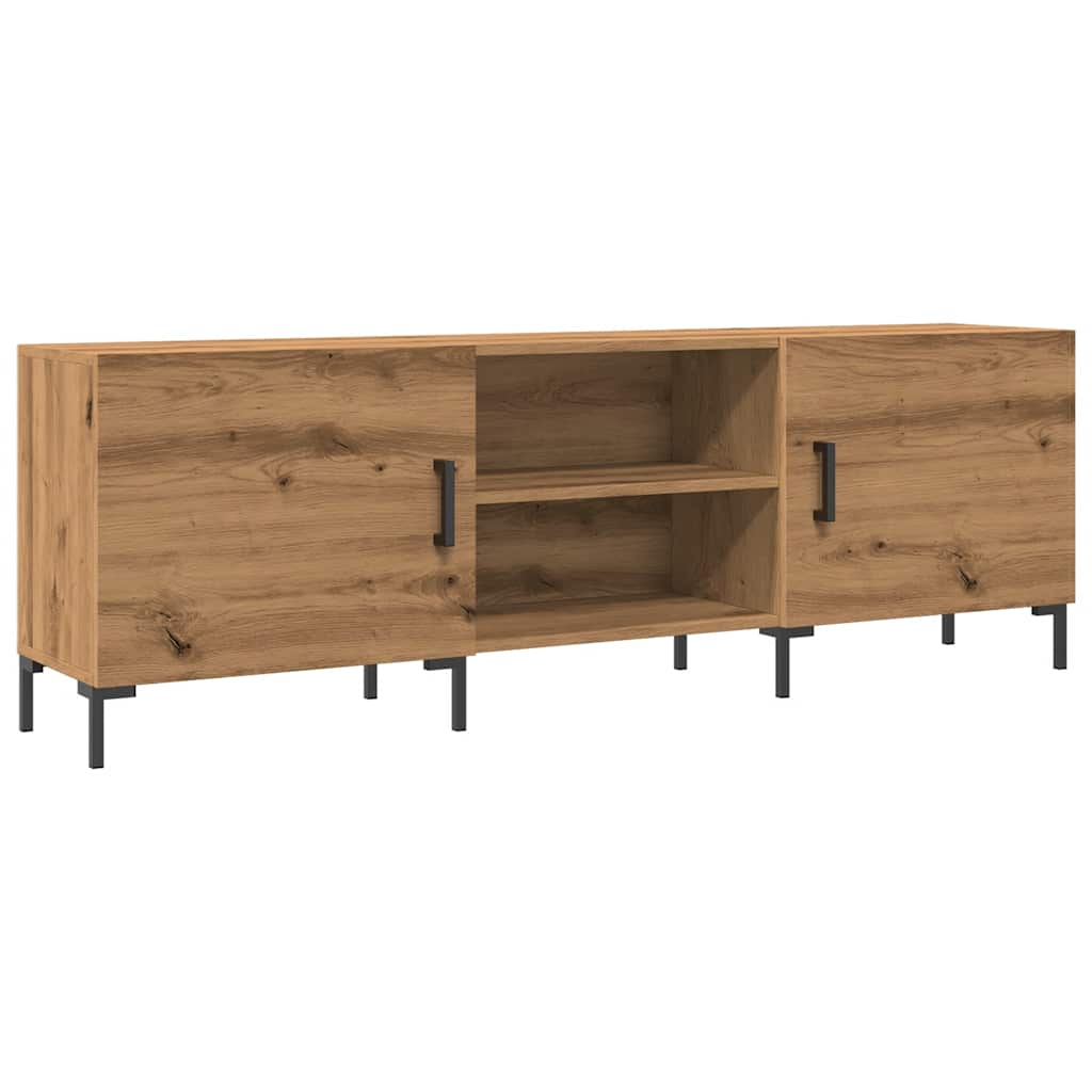 Dulap TV, stejar artizanal, 150x30x50 cm, lemn prelucrat GartenMobel Dekor