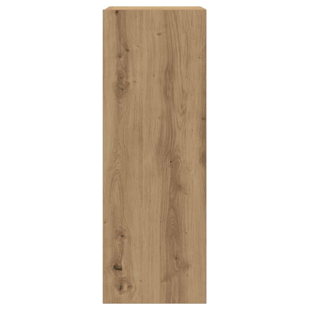 Dulap TV, stejar artizanal, 30,5x30x90 cm, lemn prelucrat GartenMobel Dekor