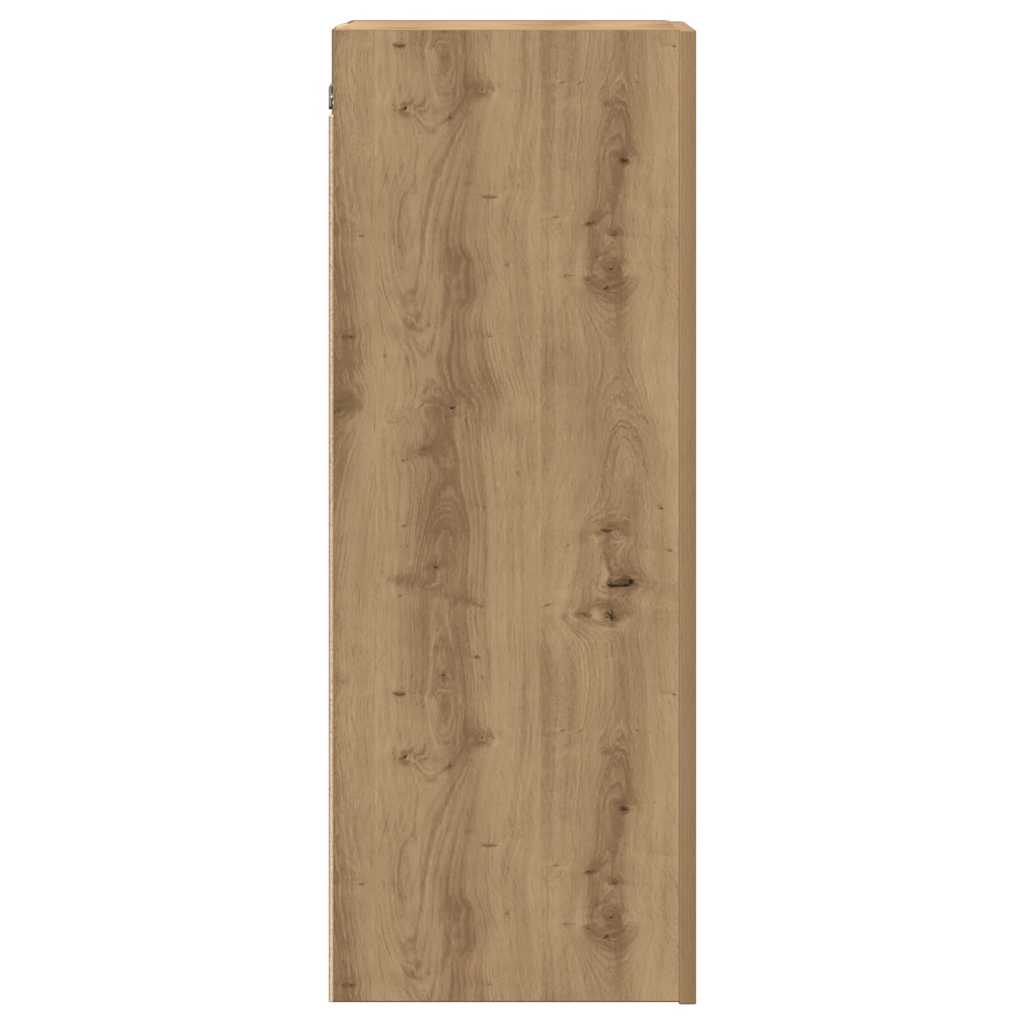 Dulap TV, stejar artizanal, 30,5x30x90 cm, lemn prelucrat GartenMobel Dekor