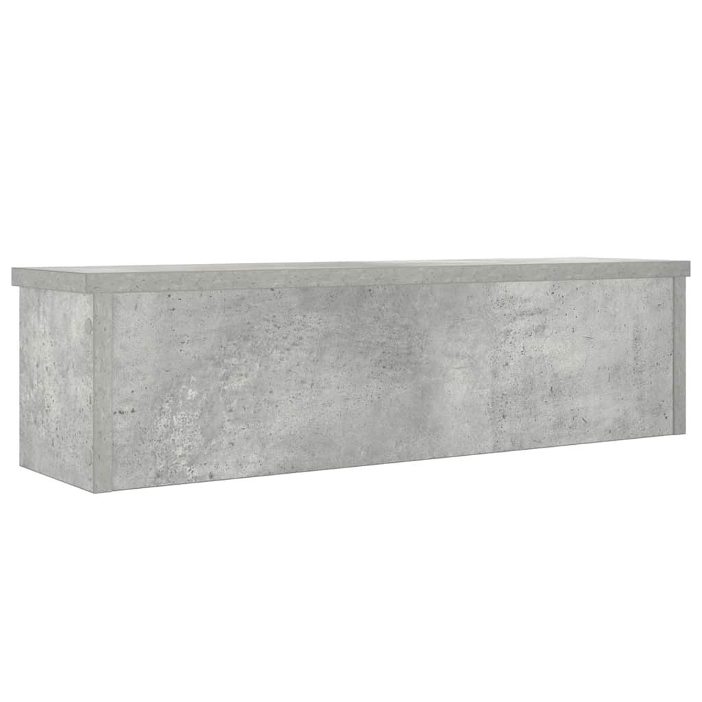 Rafturi de bucătărie stivuibile 2 buc Beton Gri 50x15x16 cm GartenMobel Dekor