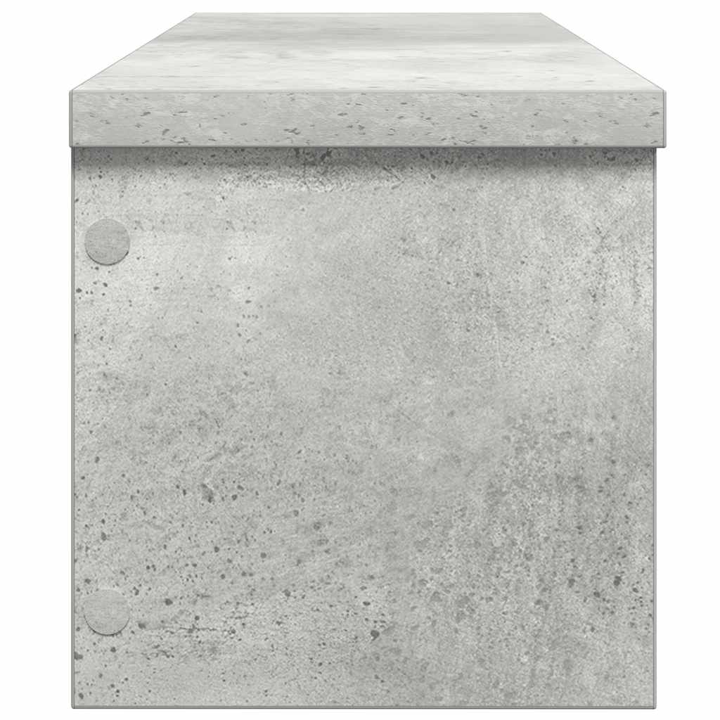 Rafturi de bucătărie stivuibile 2 buc Beton Gri 50x15x16 cm GartenMobel Dekor