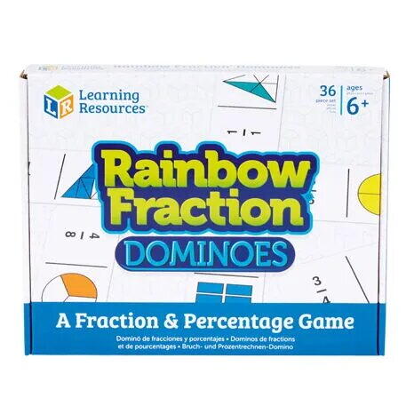 Joc domino - Rainbow Fraction® PlayLearn Toys