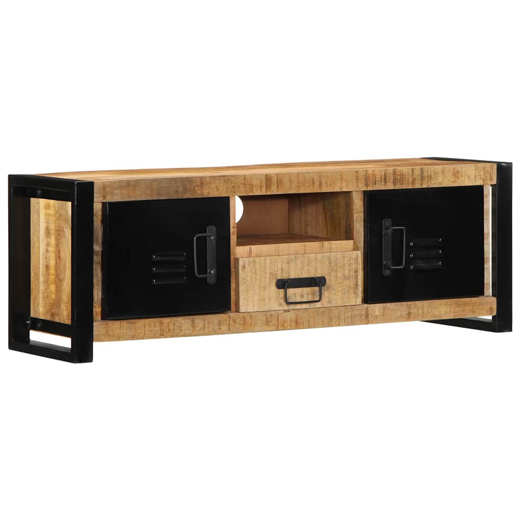 Dulap TV 100x30x35 cm lemn masiv de mango GartenMobel Dekor