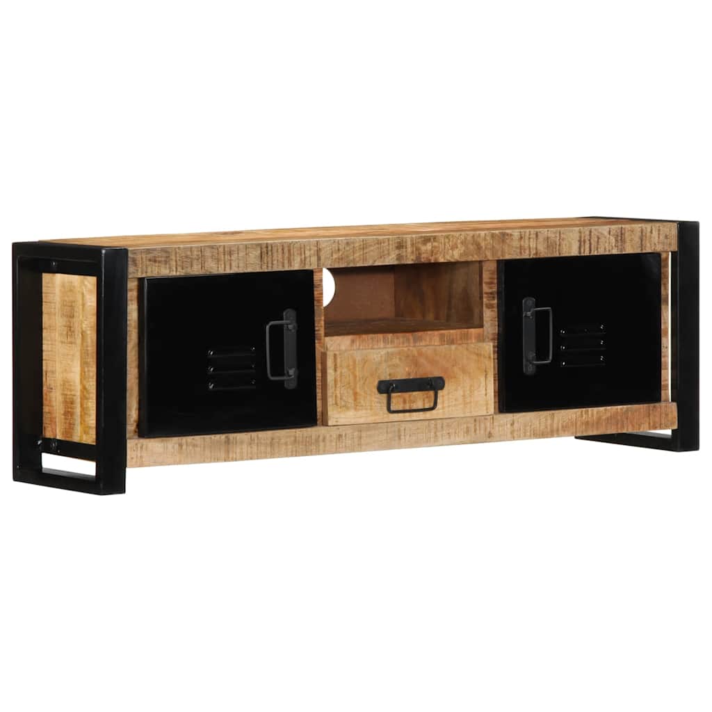 Dulap TV 100x30x35 cm lemn masiv de mango GartenMobel Dekor