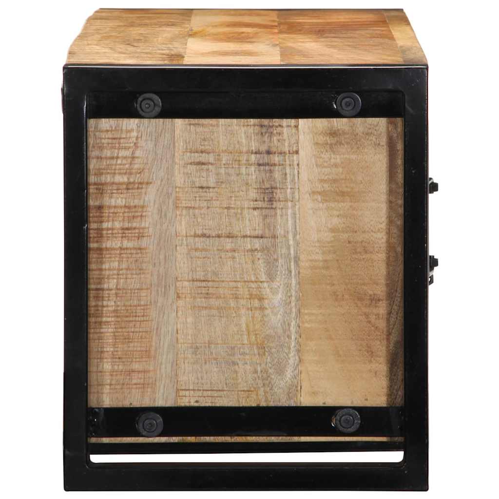Dulap TV 100x30x35 cm lemn masiv de mango GartenMobel Dekor