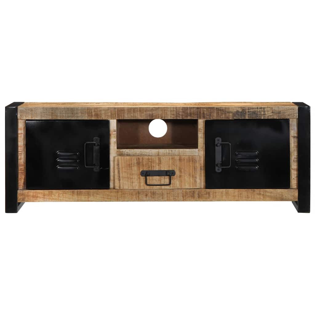 Dulap TV 100x30x35 cm lemn masiv de mango GartenMobel Dekor