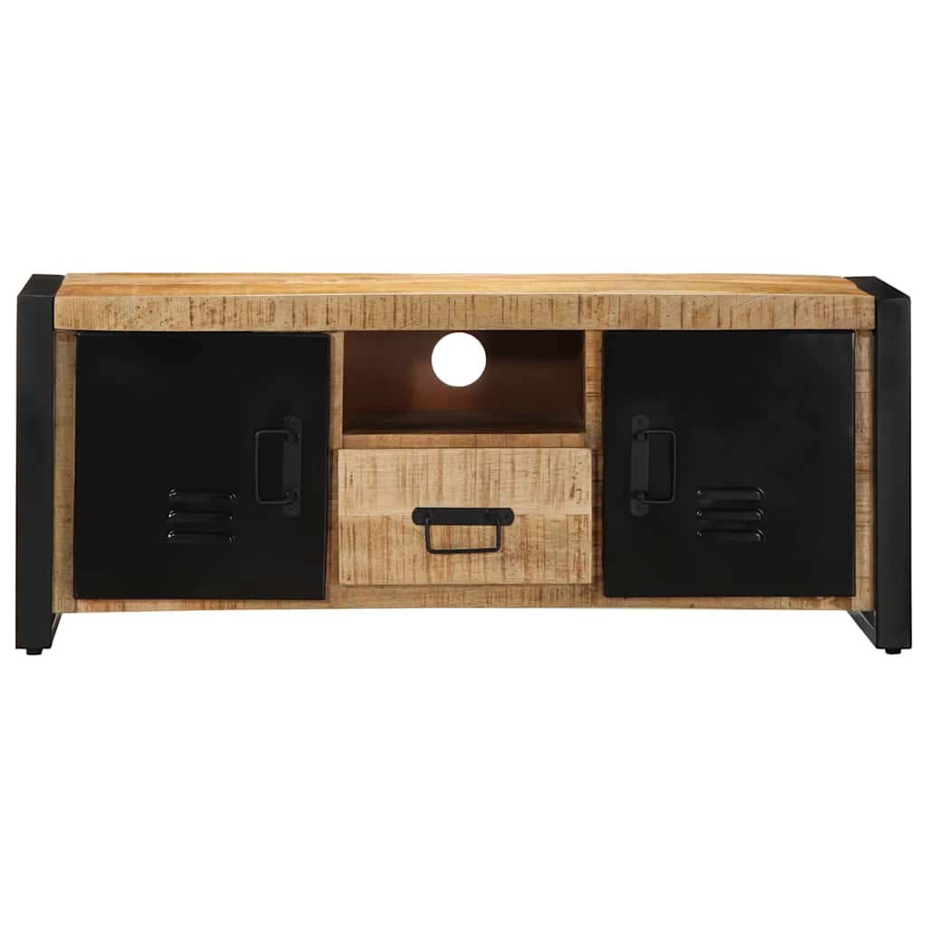 Dulap TV 100x30x40 cm lemn masiv de mango GartenMobel Dekor