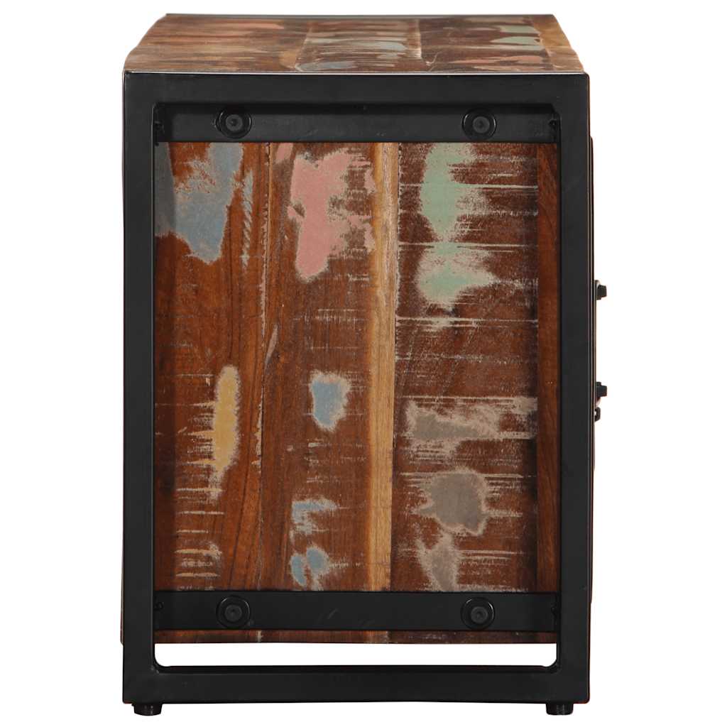 Dulap TV 100x30x40 cm lemn masiv recuperat GartenMobel Dekor