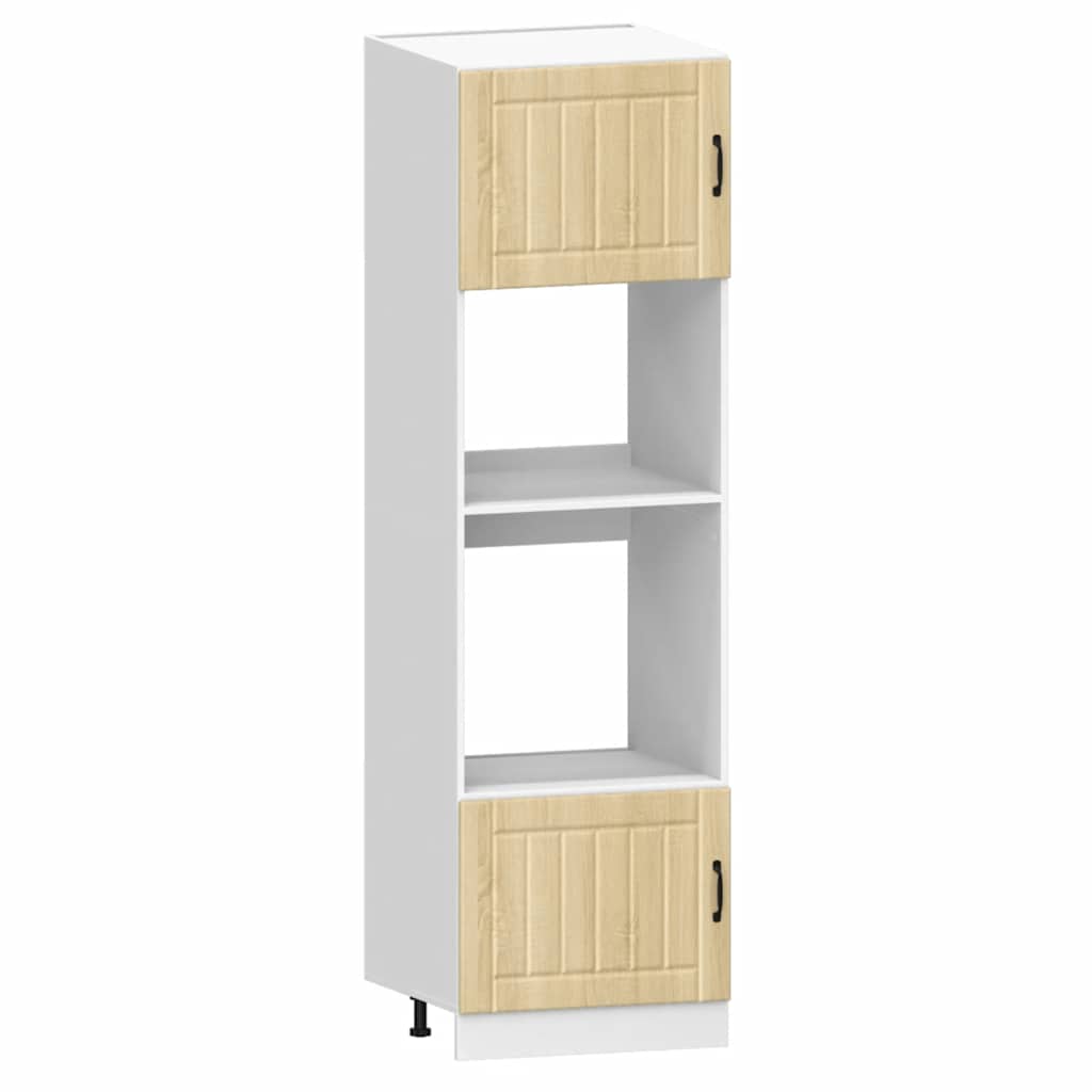 Set dulap de bucătărie din 7 piese „Kalmar” lemn stejar Sonoma GartenMobel Dekor