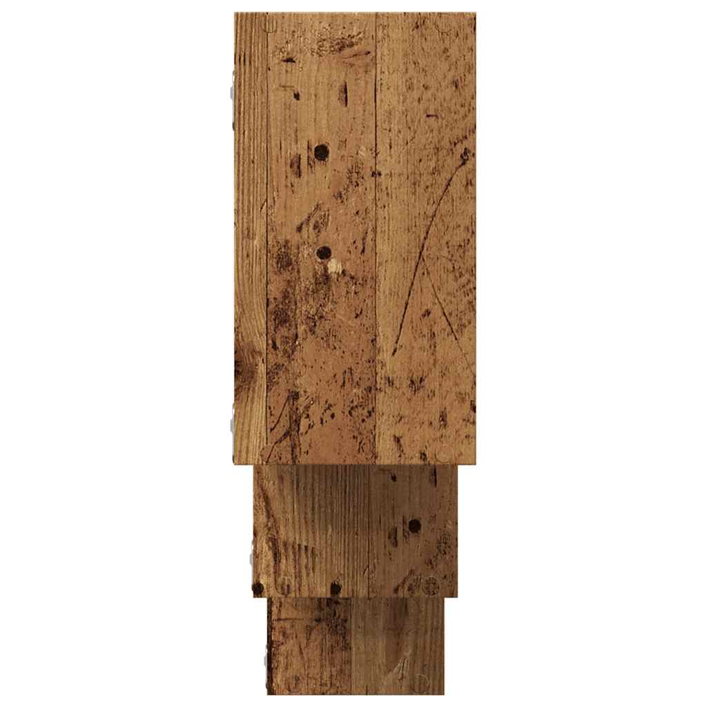 Raft de perete, lemn vechi, 159x18x66 cm, lemn prelucrat GartenMobel Dekor