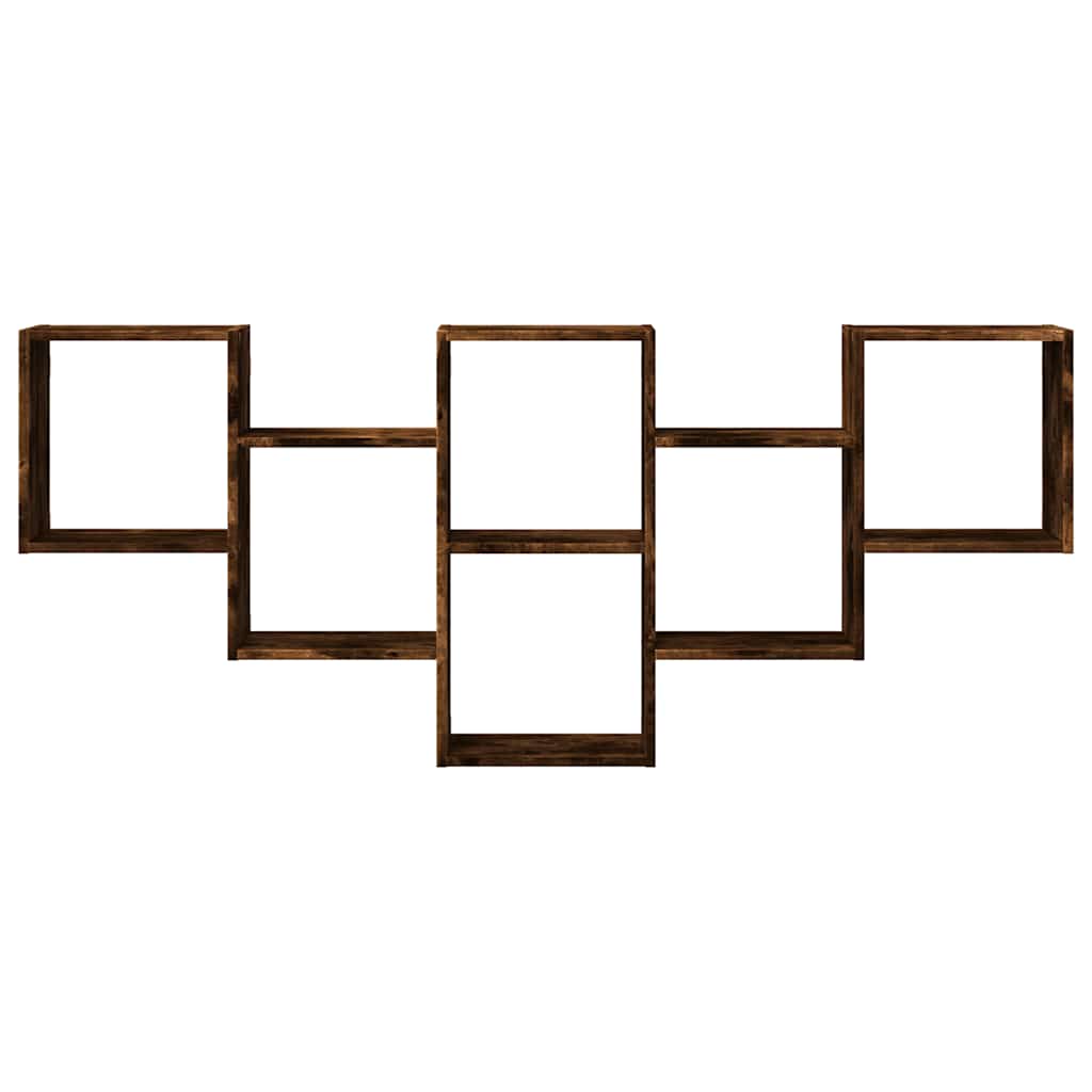 Raft de perete, stejar fumuriu, 159x18x66 cm, lemn compozit GartenMobel Dekor