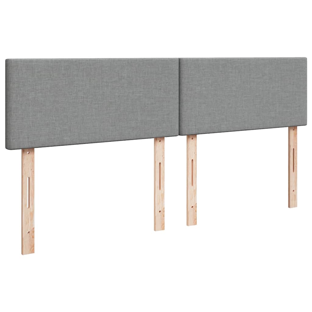 Pat otoman cu saltea țesătură gri deschis 160x200 cm GartenMobel Dekor