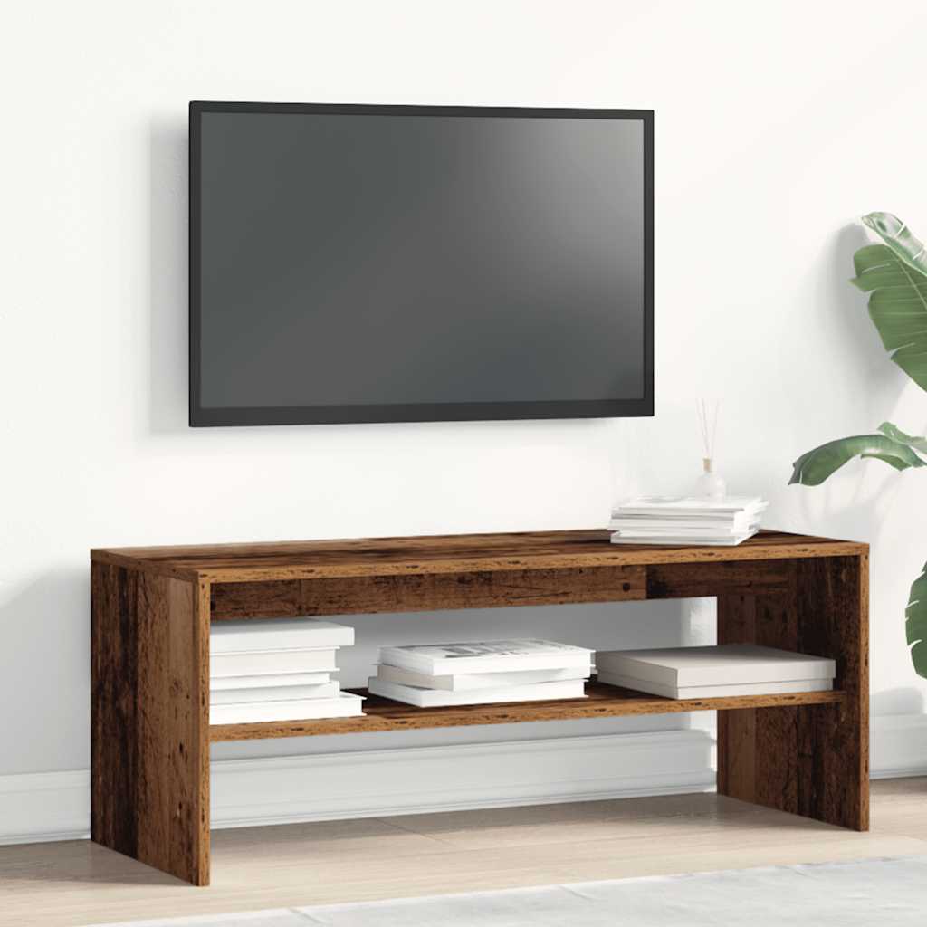 Comodă TV, Lemn vechi, 100x40x40 cm, PAL GartenMobel Dekor