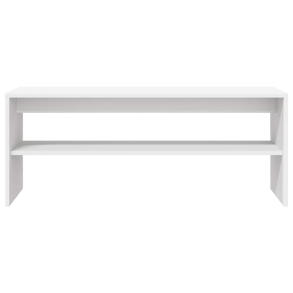 Comodă TV, alb, 100 x 40 x 40 cm, PAL GartenMobel Dekor