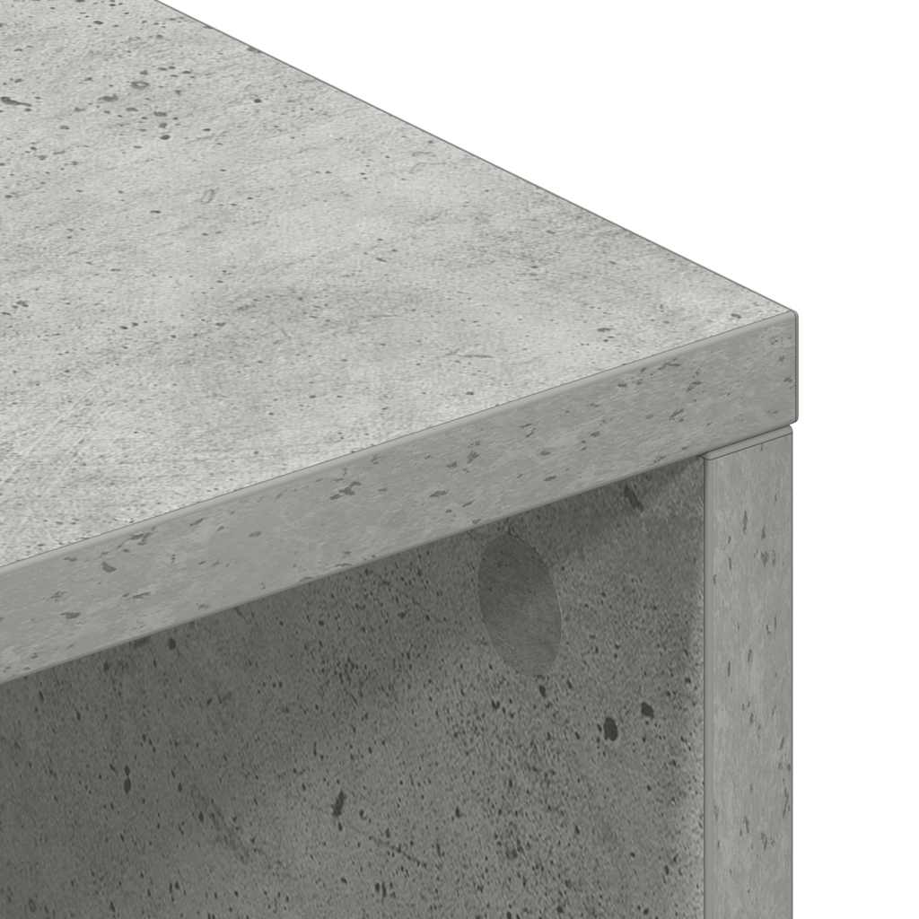Comodă TV, gri beton, 100 x 40 x 40 cm, PAL GartenMobel Dekor