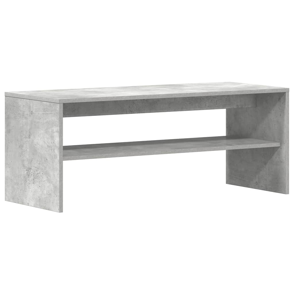 Comodă TV, gri beton, 100 x 40 x 40 cm, PAL GartenMobel Dekor