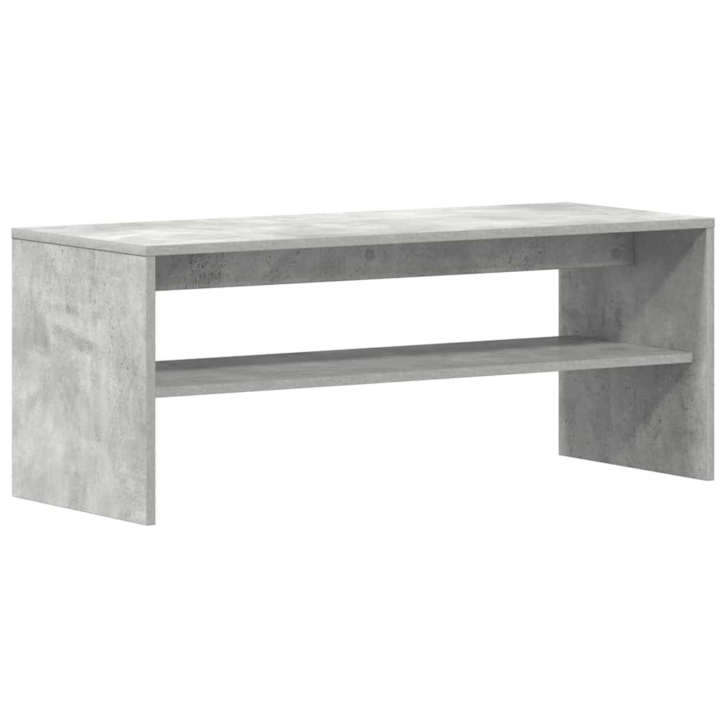 Comodă TV, gri beton, 100 x 40 x 40 cm, PAL GartenMobel Dekor