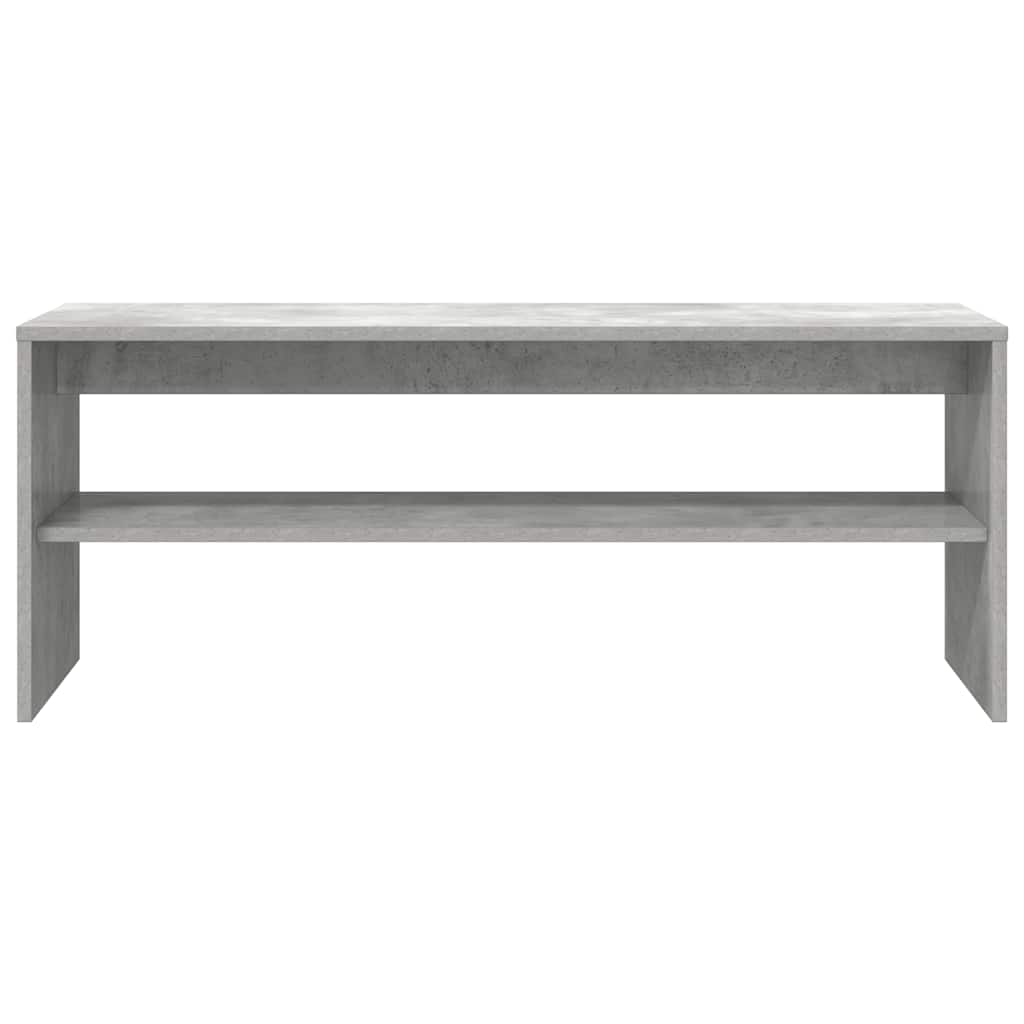 Comodă TV, gri beton, 100 x 40 x 40 cm, PAL GartenMobel Dekor