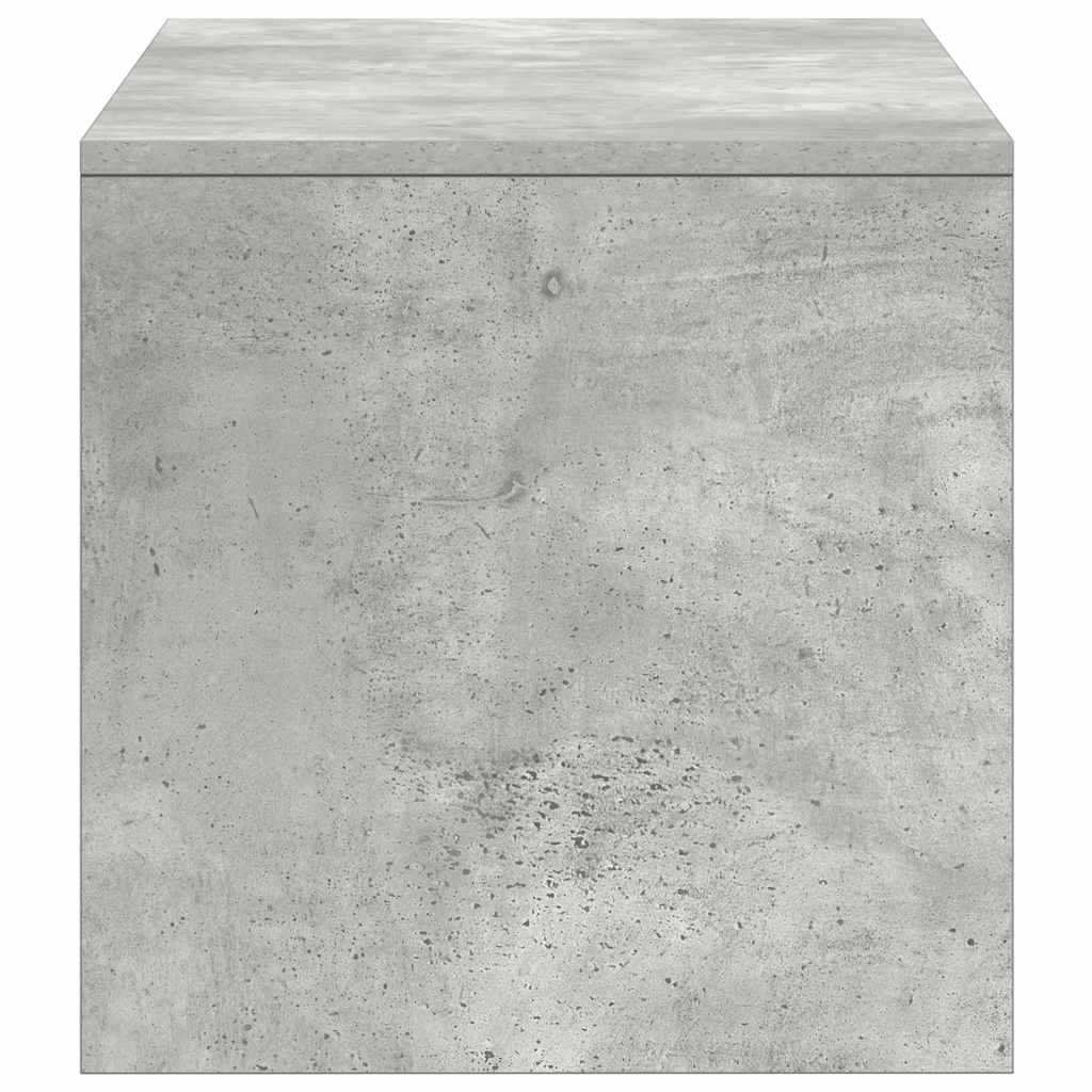 Comodă TV, gri beton, 100 x 40 x 40 cm, PAL GartenMobel Dekor