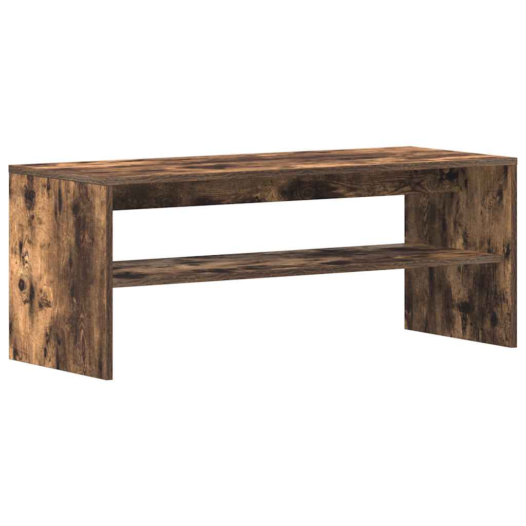 Comodă TV, stejar fumuriu, 100x40x40 cm, lemn compozit GartenMobel Dekor