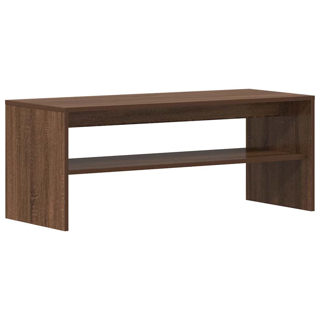 Comodă TV, stejar maro, 100x40x40 cm, lemn compozit GartenMobel Dekor