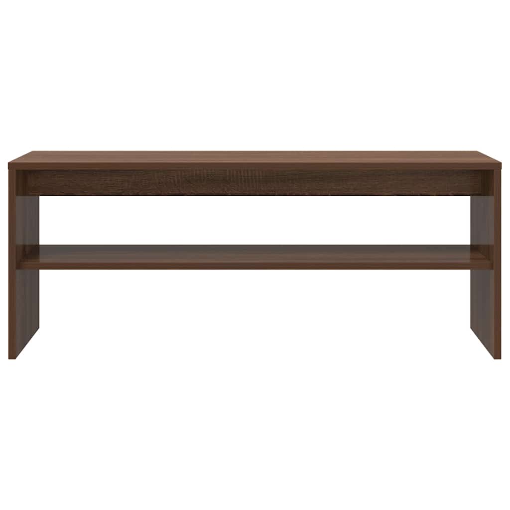 Comodă TV, stejar maro, 100x40x40 cm, lemn compozit GartenMobel Dekor