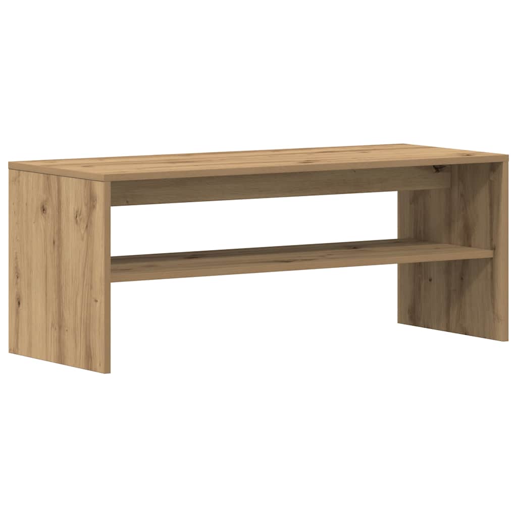 Dulap TV, stejar artizanal, 100x40x40 cm, lemn prelucrat GartenMobel Dekor