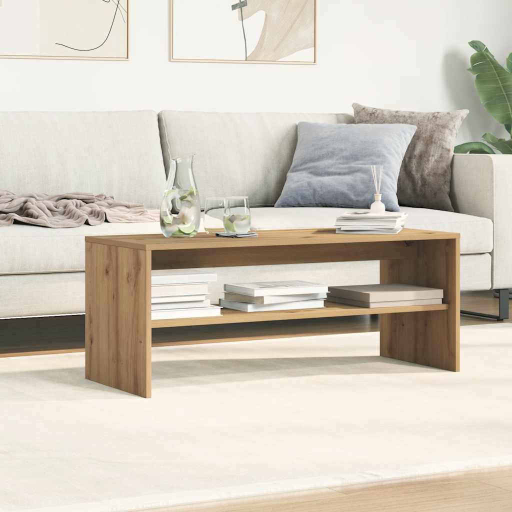 Dulap TV, stejar artizanal, 100x40x40 cm, lemn prelucrat GartenMobel Dekor