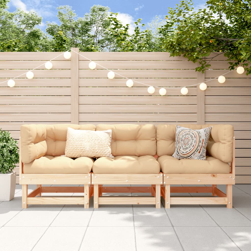 Set mobilier de grădină, 3 piese, lemn masiv de pin GartenMobel Dekor