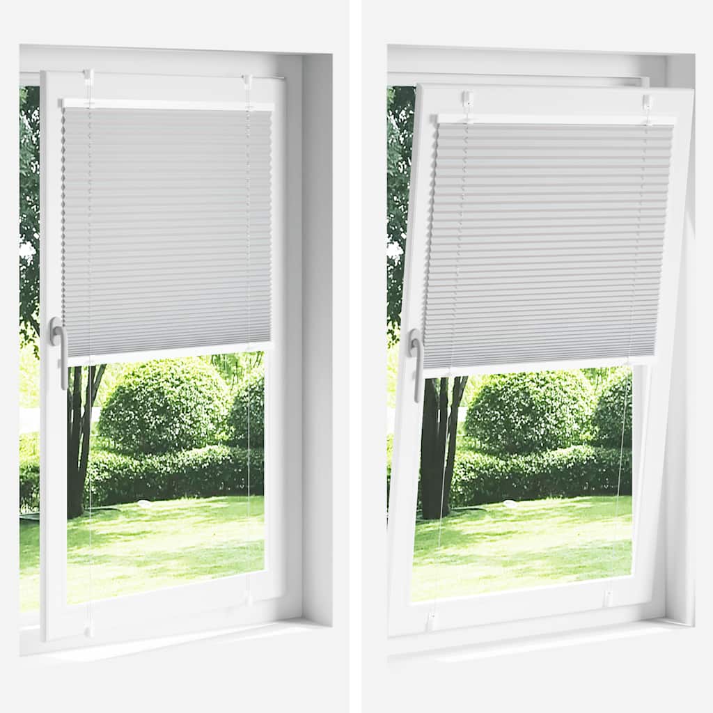 Jaluză plisată Crem 50x150 cm Lățime țesătură 49,4 cm GartenMobel Dekor