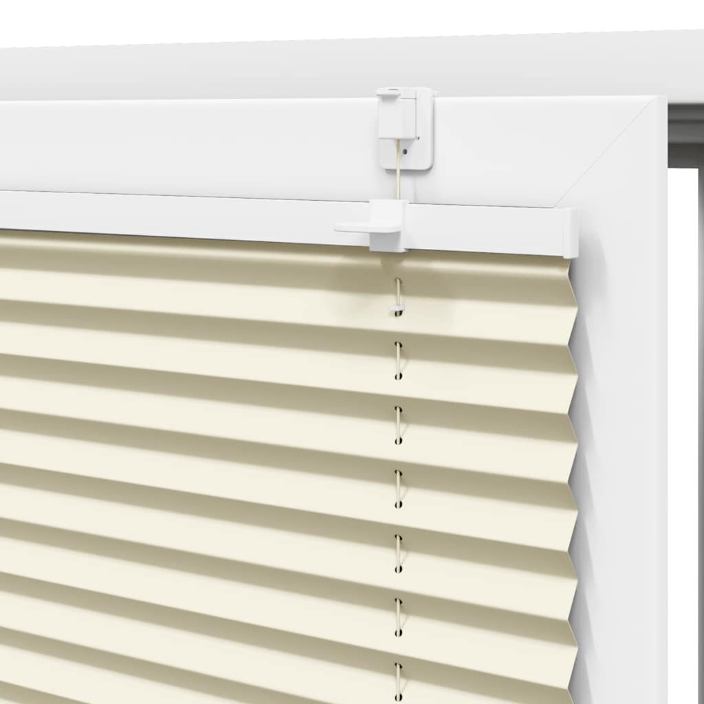 Jaluză plisată Crem 75x100cm Lățime țesătură 74,4 cm GartenMobel Dekor