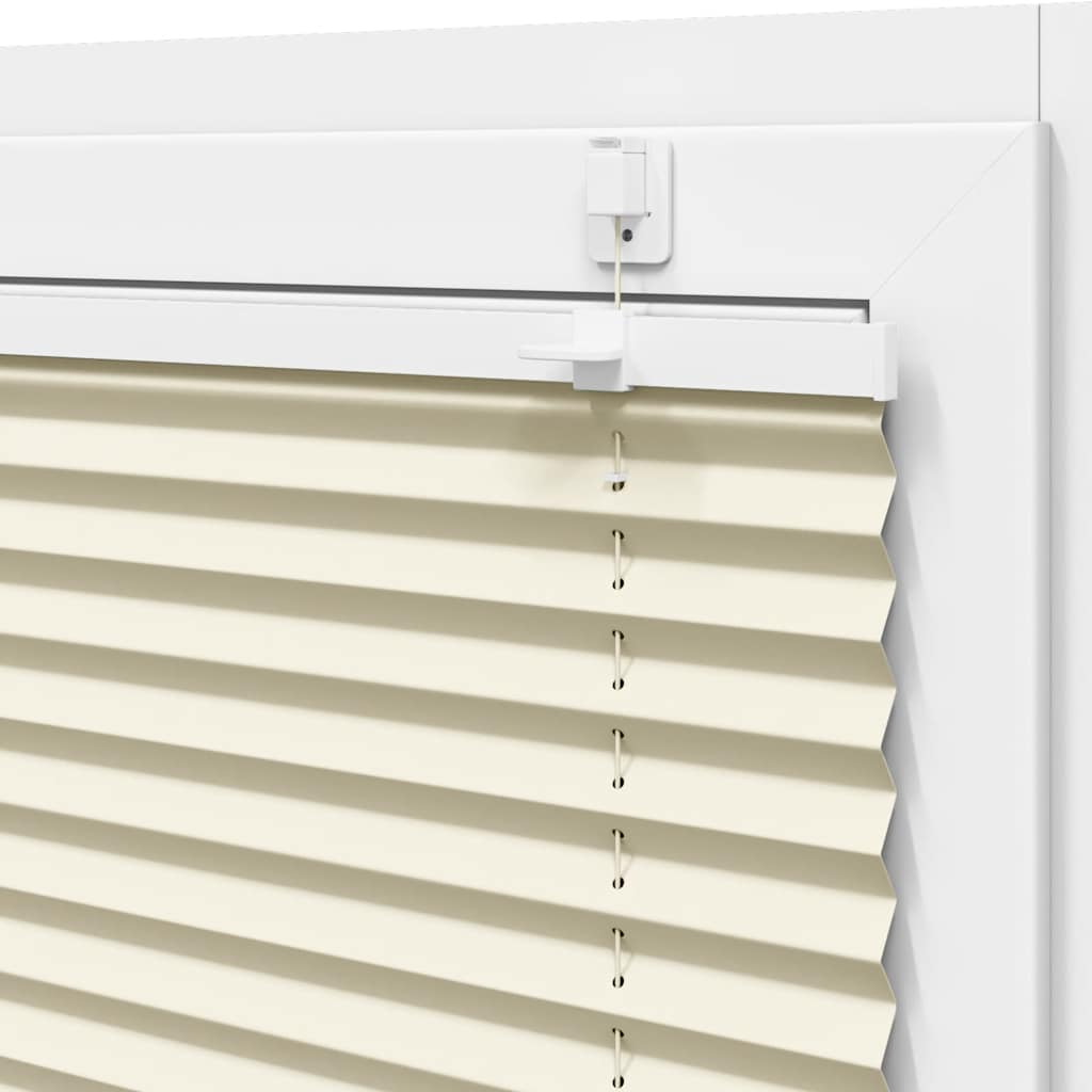 Jaluză plisată Crem 90x150cm Lățime țesătură 89,4 cm GartenMobel Dekor