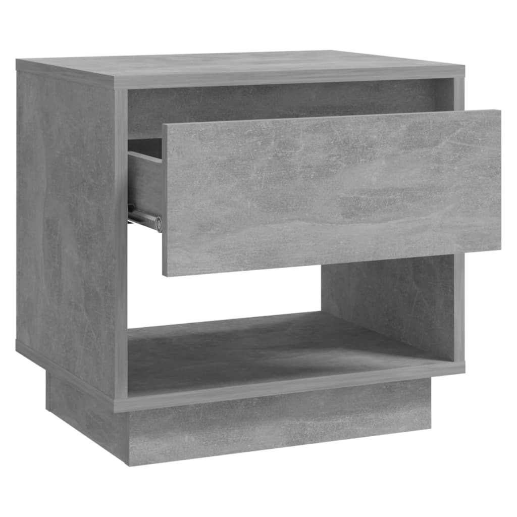 Noptieră, gri beton, 45x34x44 cm, PAL  GartenMobel Dekor