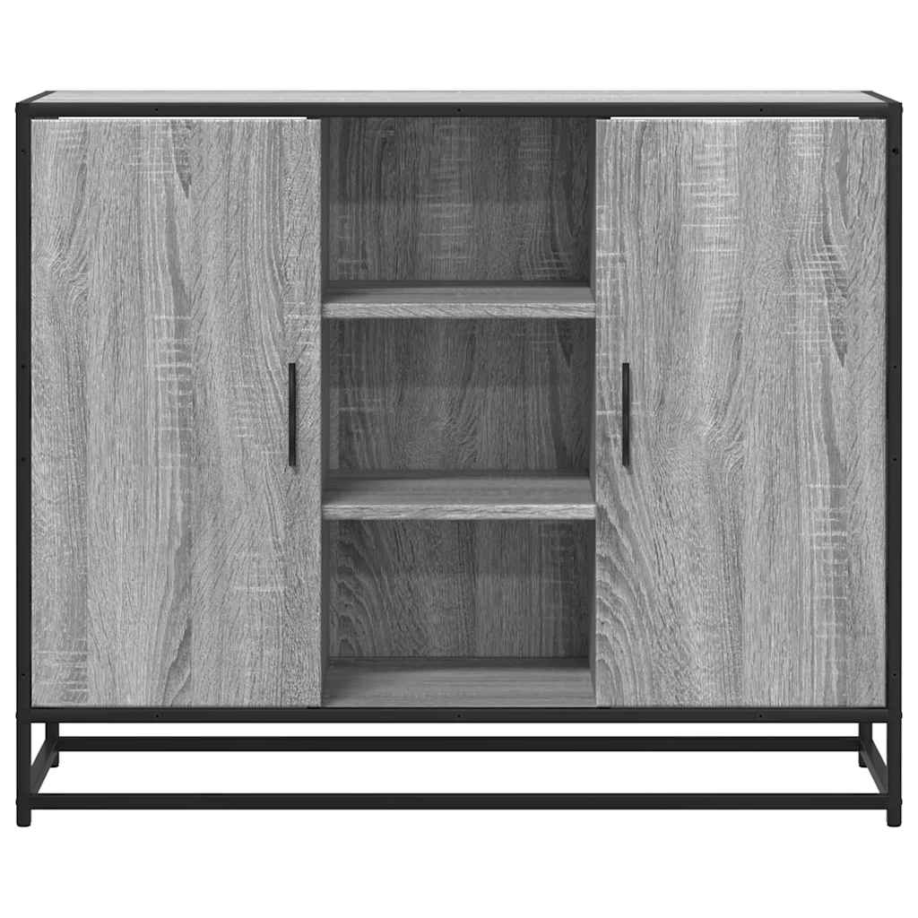 Dulap, gri sonoma, 92x35x76 cm, lemn prelucrat GartenMobel Dekor