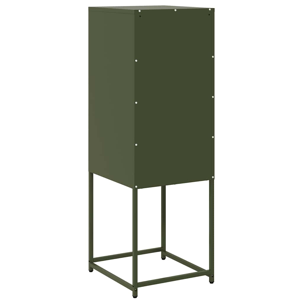 Dulap, verde măsliniu, 36x39x107 cm, oțel laminat la rece GartenMobel Dekor