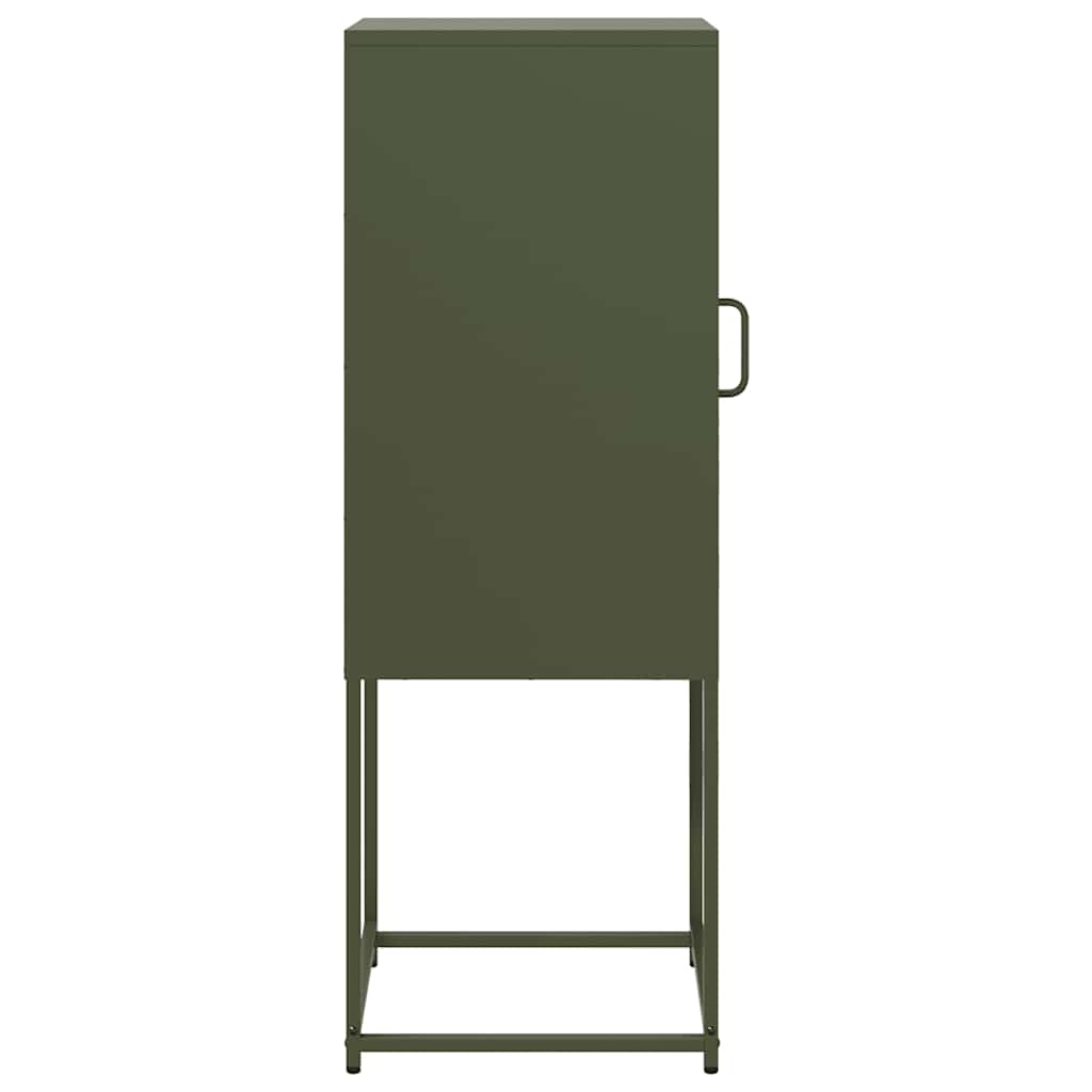 Dulap, verde măsliniu, 36x39x107 cm, oțel laminat la rece GartenMobel Dekor