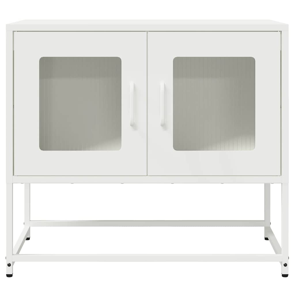 Dulap TV, alb, 68x39x60,5 cm, oțel laminat la rece GartenMobel Dekor
