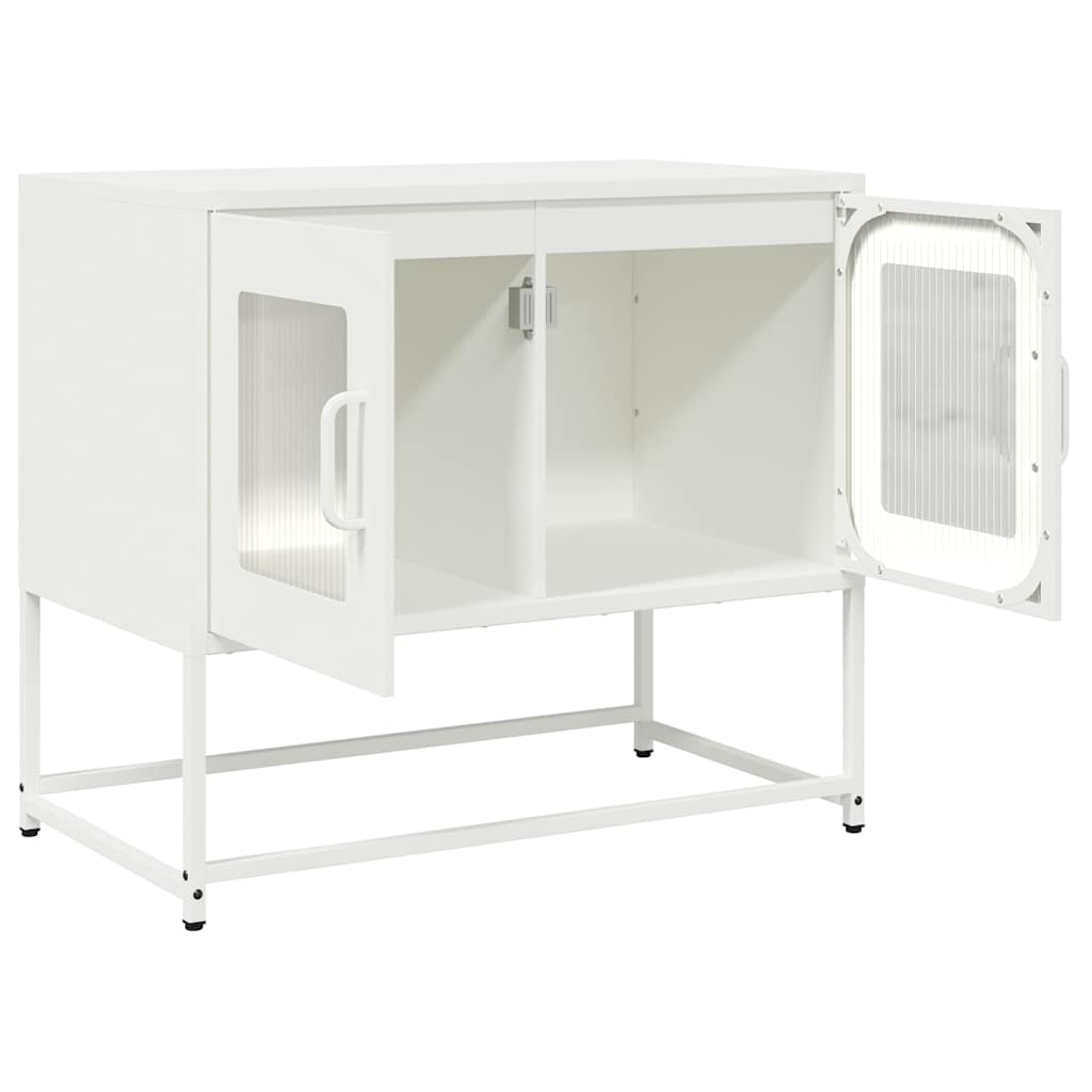 Dulap TV, alb, 68x39x60,5 cm, oțel laminat la rece GartenMobel Dekor